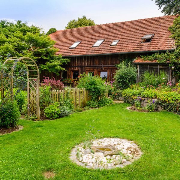 Garten im Pferdehof Bayern Oedhof